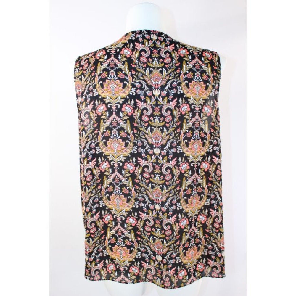 Roz & Ali Printed Sleeveless Top - Woman 2X - Picture 2 of 2
